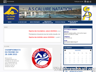 ascaluirenatation.com website preview