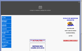 natation34.fr website preview