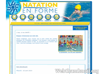 natationenforme.com website preview