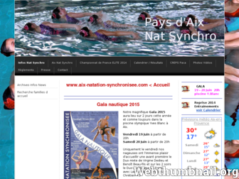 aix-natation-synchronisee.com website preview