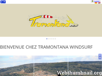 tramontana-windsurf.com website preview