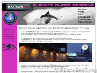 planeteglisse-samoens.com website preview