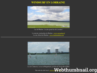 windsurfenlorraine.free.fr website preview
