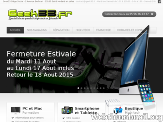 geek33.fr website preview