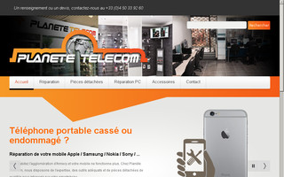 planetetelecom.fr website preview