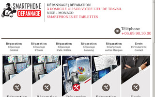 smartphone-depannage.fr website preview