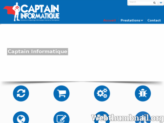 captain-informatique.com website preview