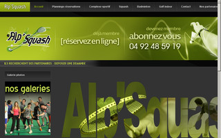 alpsquash.com website preview