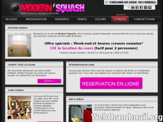 modern-squash.com website preview
