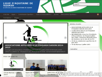 ligue-aquitaine-squash.com website preview