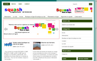 squash-lugdunum.net website preview