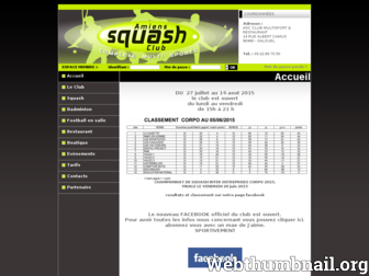 lesquash.com website preview