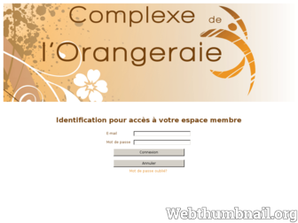 resa.orangeraie.deciplus.pro website preview