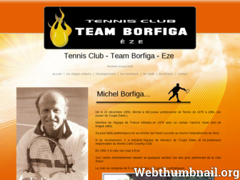 tennis-club-eze.fr website preview