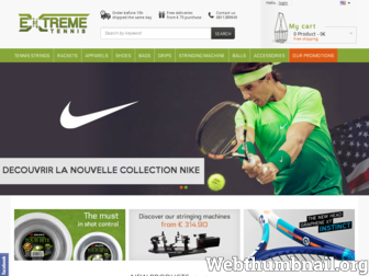 extreme-tennis.fr website preview