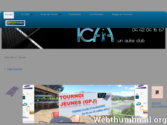 tennis-aubagne.com website preview