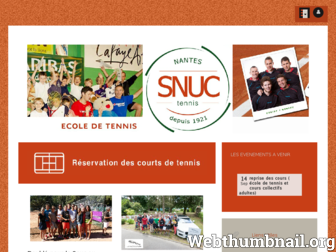 snuc-tennis.fr website preview