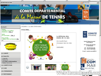tennis51.fr website preview