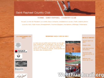 tennis-saint-raphael.com website preview