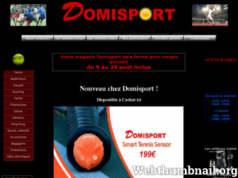 domisport.fr website preview