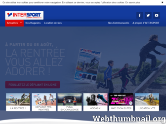 corporate.intersport.fr website preview