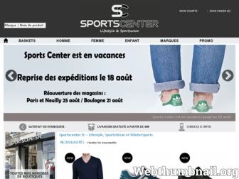 sportscenter.fr website preview