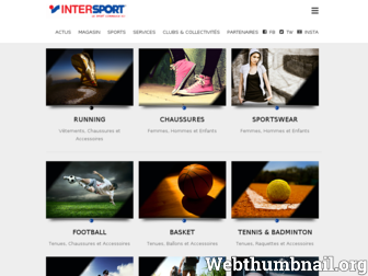 intersport-paris.fr website preview
