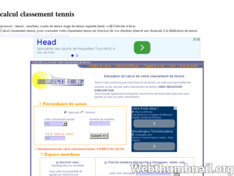 classement-tennis.com website preview