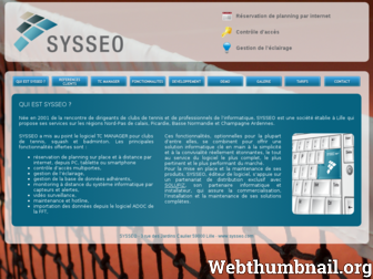 sysseo.com website preview