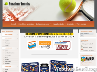 passion-tennis.com website preview