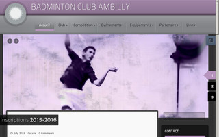 badminton-ambilly.fr website preview