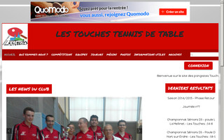 lestouchestennisdetable.fr website preview