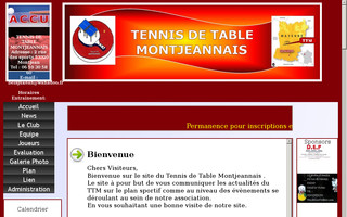 tennis-de-table-montjean53.fr website preview