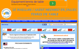 lehaillan-stmedard-tennisdetable.fr website preview