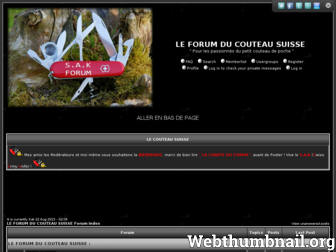 forum-couteausuisse.com website preview