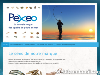 pexeo.fr website preview