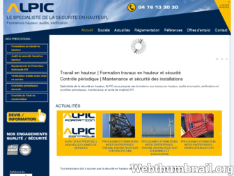alpic.fr website preview