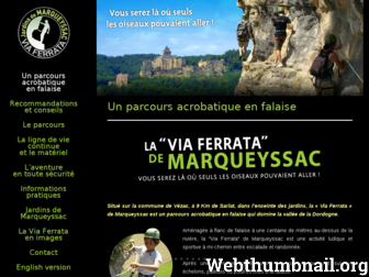 viaferrata-marqueyssac.com website preview