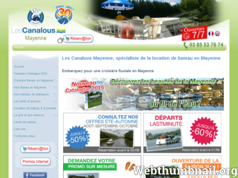 canalous-mayenne.com website preview