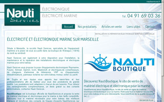 nautiservices.fr website preview