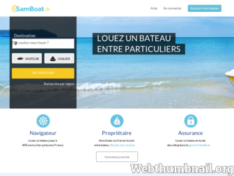samboat.fr website preview