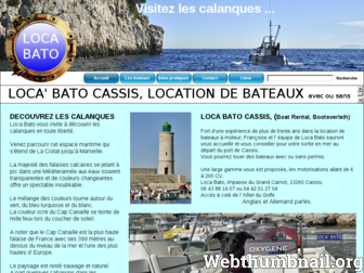 loca-bato-cassis.com website preview