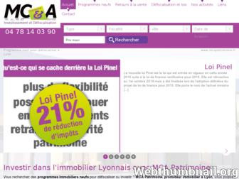 mcapatrimoine.fr website preview