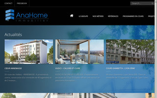 anahomeimmobilier.com website preview