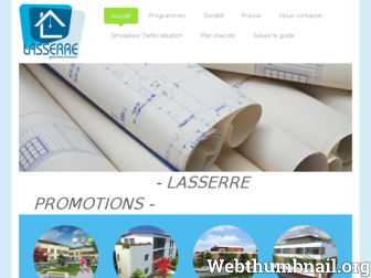 lasserre-promotion.fr website preview