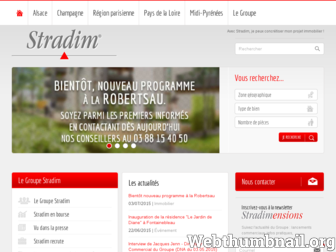 stradim.fr website preview