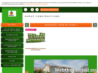 dupuy-constructions-toulouse.fr website preview