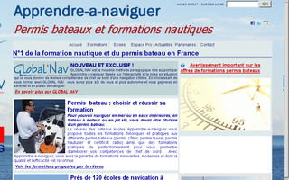 apprendre-a-naviguer.com website preview