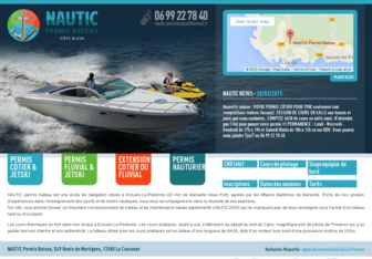 nautic-permisbateau.com website preview