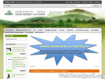 armurerie-laudier.com website preview
